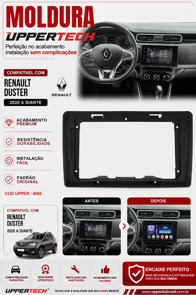 Flyer 4065 — Moldura Renault Duster 2020 a Diante