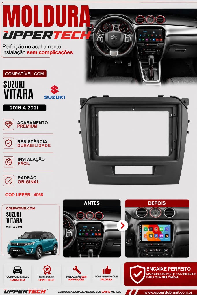 Flyer 4068 — Moldura Suzuki Vitara 2016 a 2021
