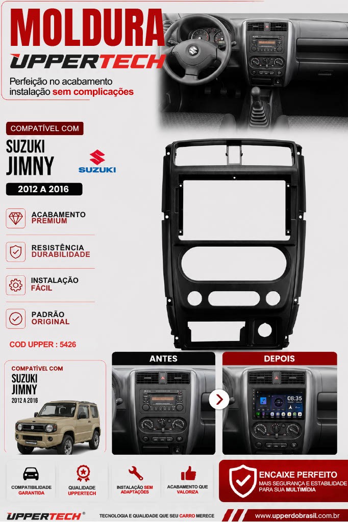 Flyer 5426 — Moldura Suzuki Jimny 2012 a 2016