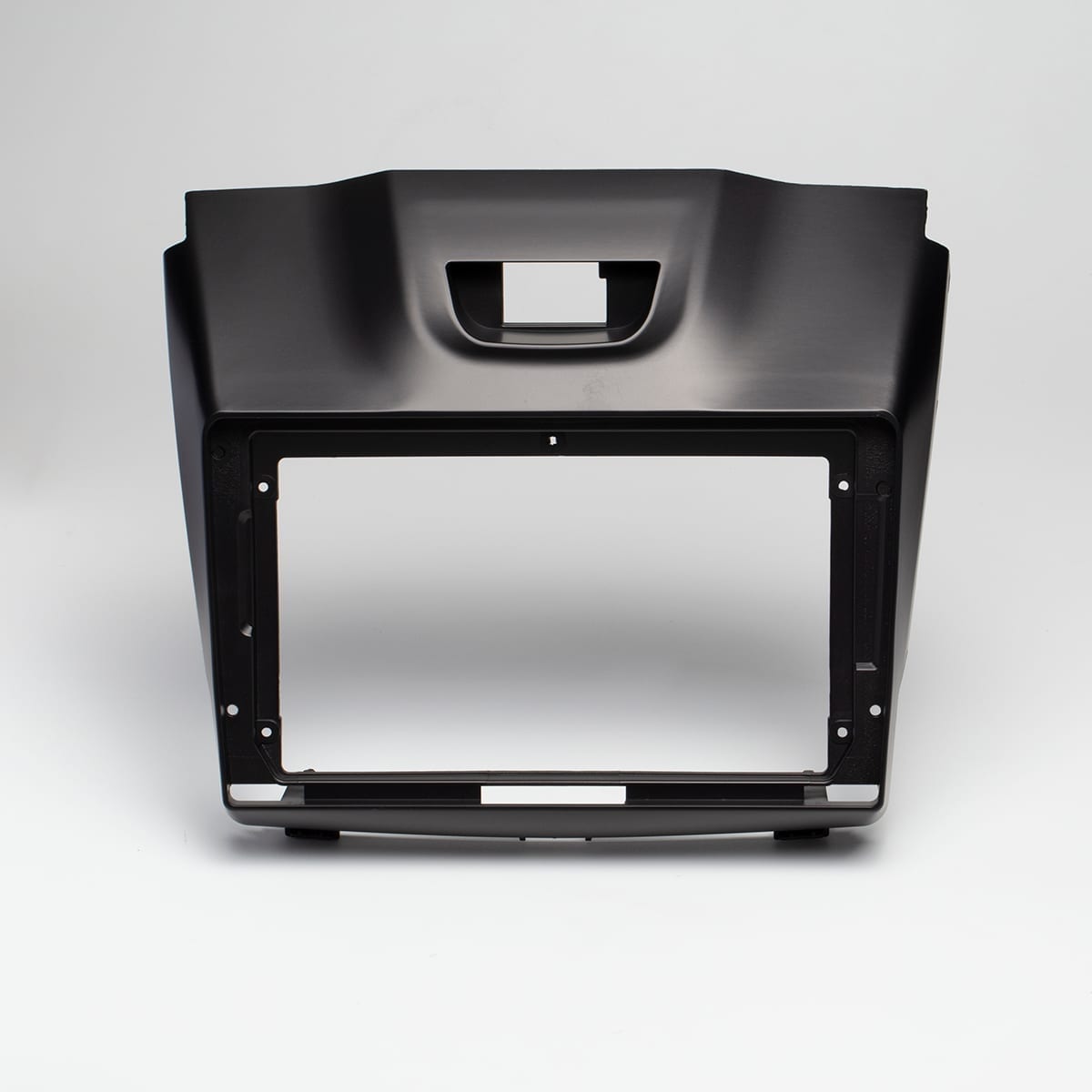 MOLDURA 9" CHEVROLET S10 2012/2016 VERSÕES COM E SEM MYLINK PRETO FOSCO