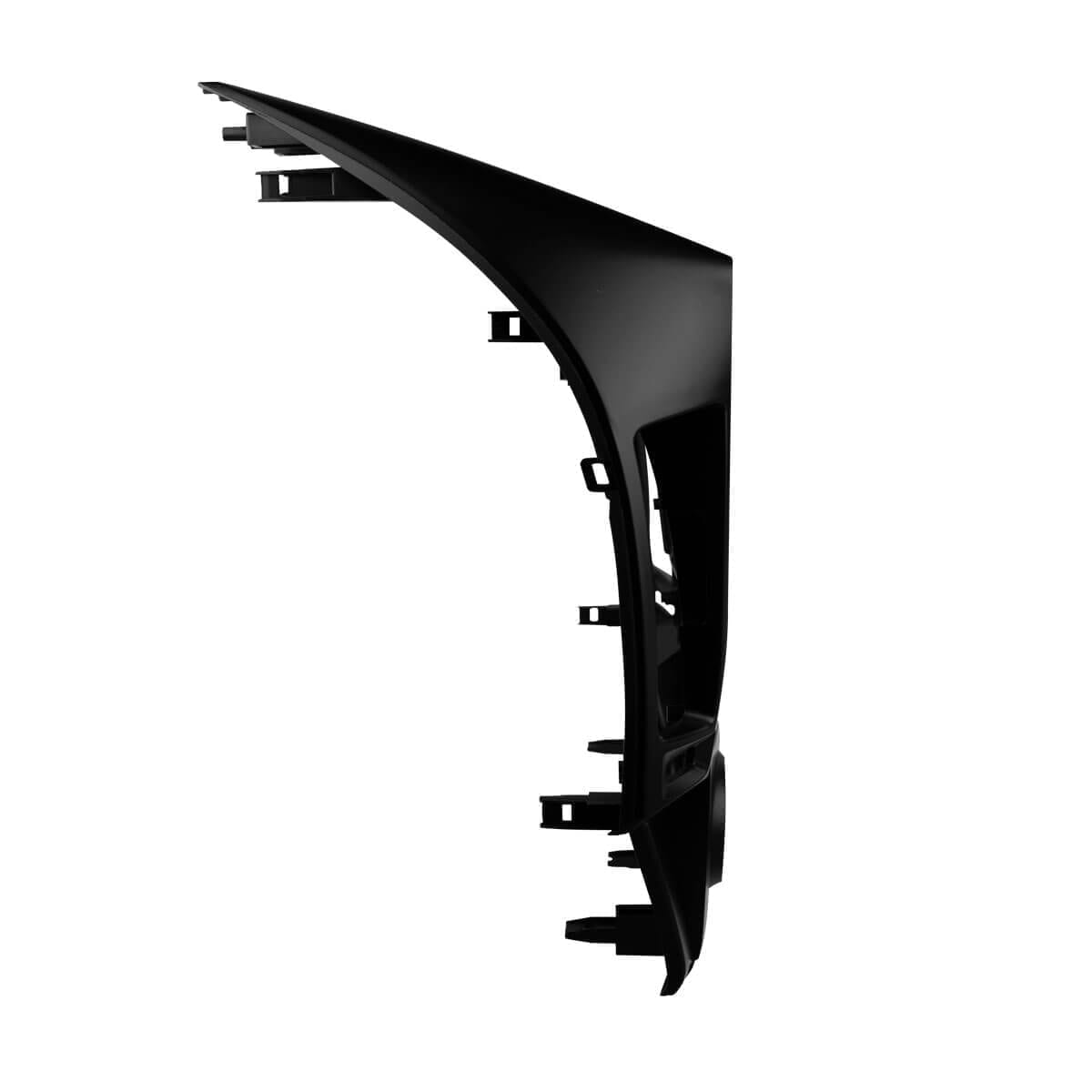 Moldura de Multimídia · Hyundai — i30 (2009–2012) · 9" · Preto Fosco · AR Analógico - miniatura 3