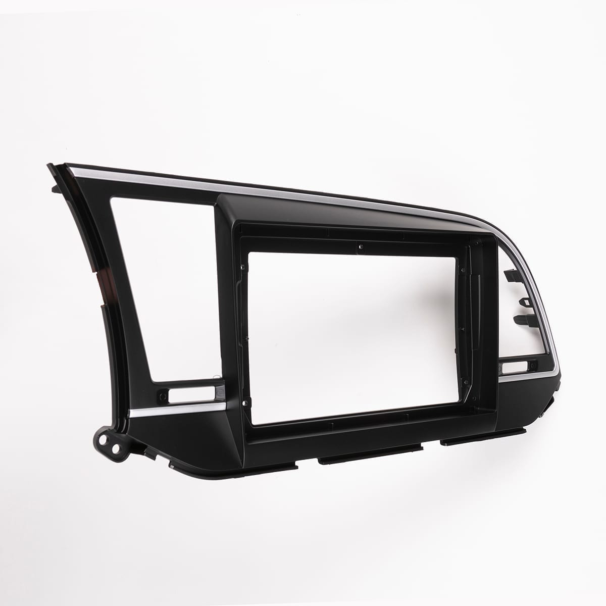 Moldura de Multimídia · Hyundai — Elantra (2017–2025) · 9" · Preto Fosco - miniatura 2