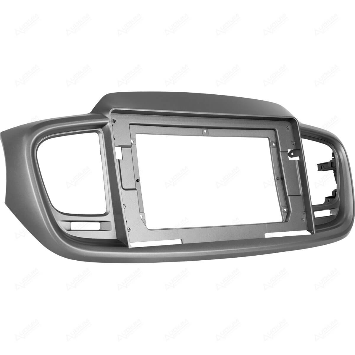 Moldura de Multimídia · KIA — Sorento (2015–2020) · 10" · Cinza - miniatura 2