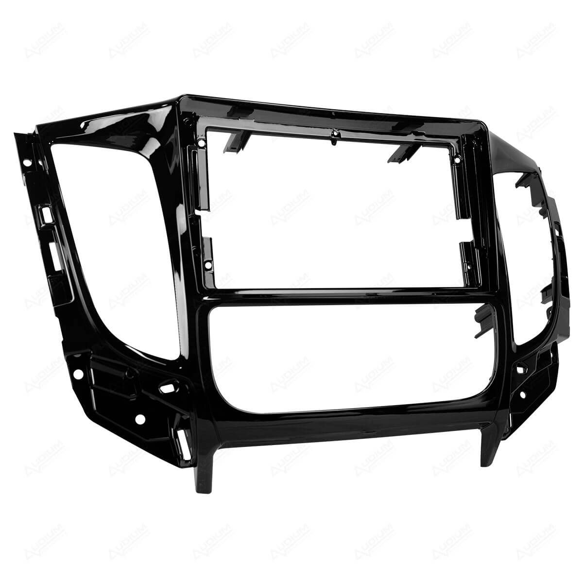 Moldura de Multimídia · Mitsubishi — Triton, L200 (2017–2025) · 9" · Black Piano · AR Digital - miniatura 2
