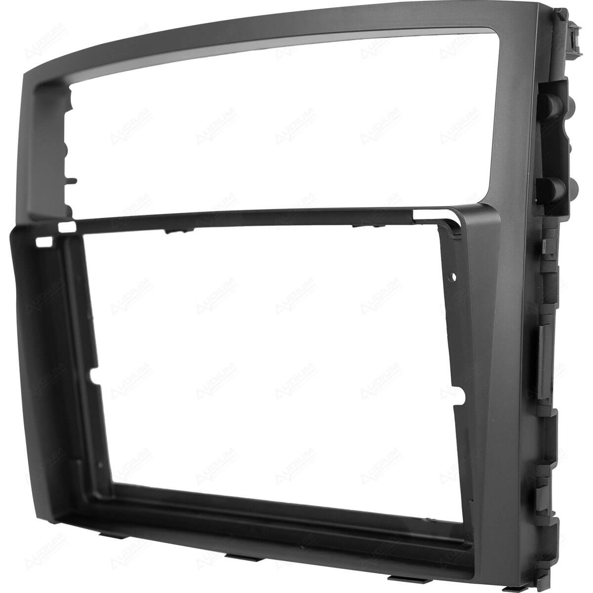 Moldura de Multimídia · Mitsubishi — Pajero (2007–2019) · 9" · Preto Fosco - miniatura 2