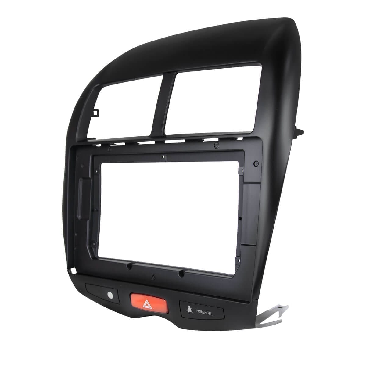 Moldura de Multimídia · Mitsubishi — ASX (2010–2020) · 10" · Preto Fosco - miniatura 2