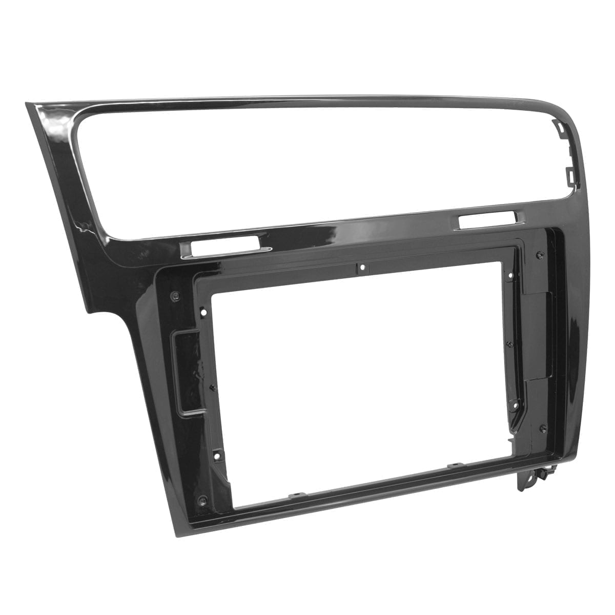 Moldura de Multimídia · Volkswagen — Golf (2013–2019) · 10" · Black Piano - miniatura 2
