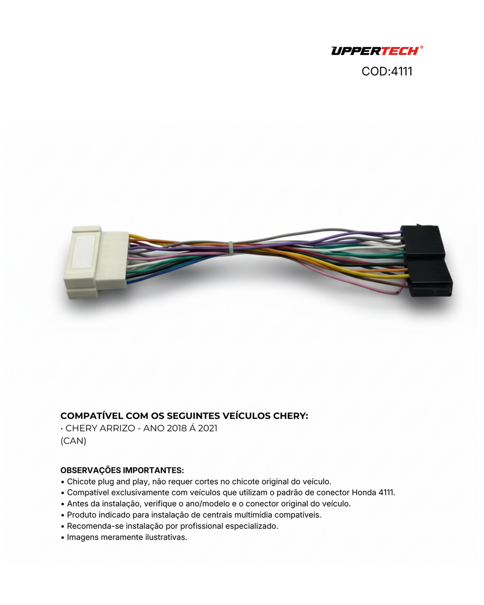 Chicote ISO · Chery — Arrizo 5 (2018–2021) (CAN) - miniatura 2