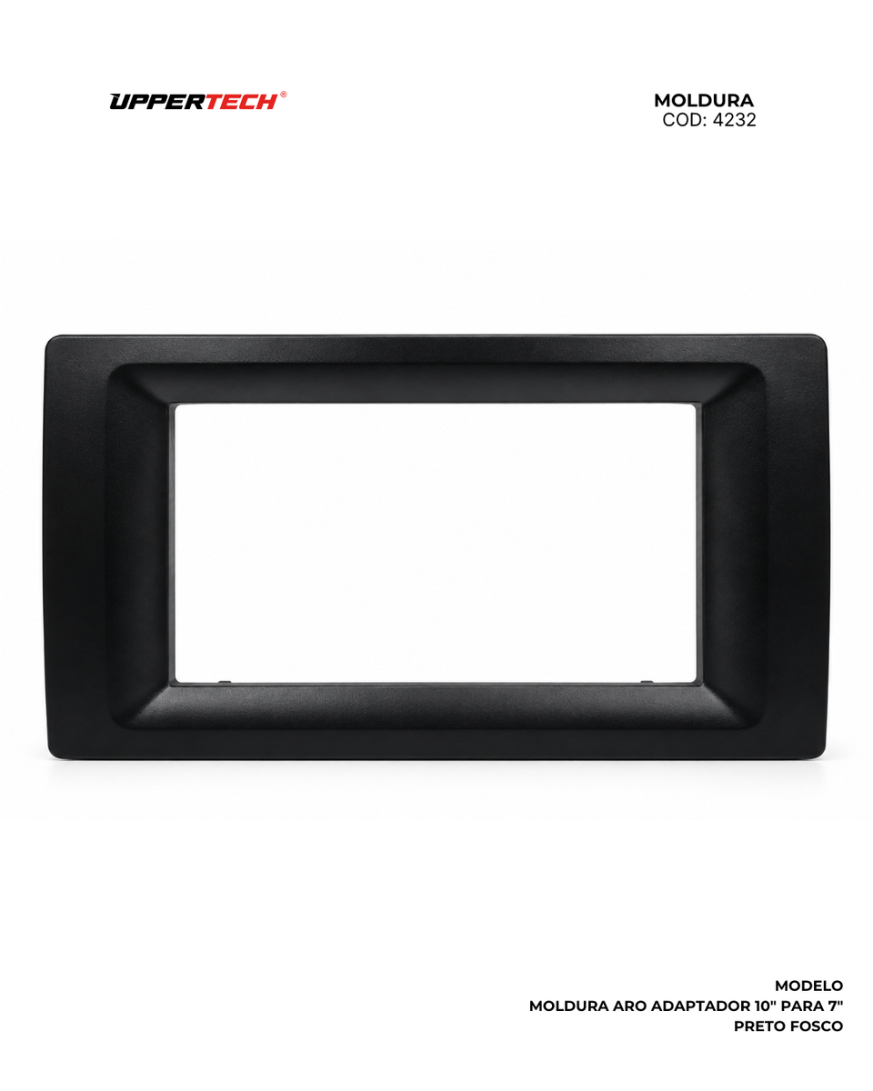 Aro Adaptador 10″ para 7″ Preto Fosco