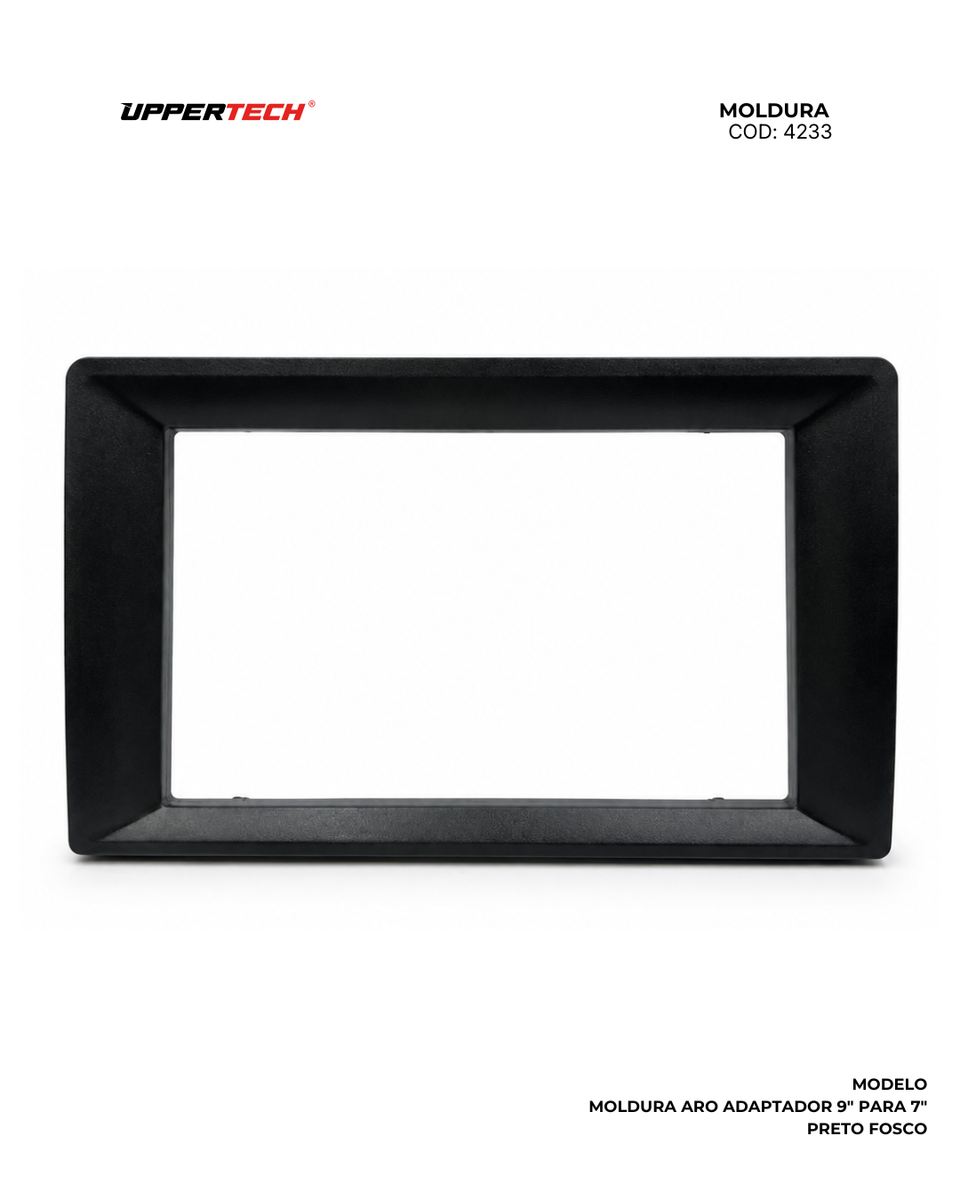 Aro Adaptador 9″ para 7″ Preto Fosco