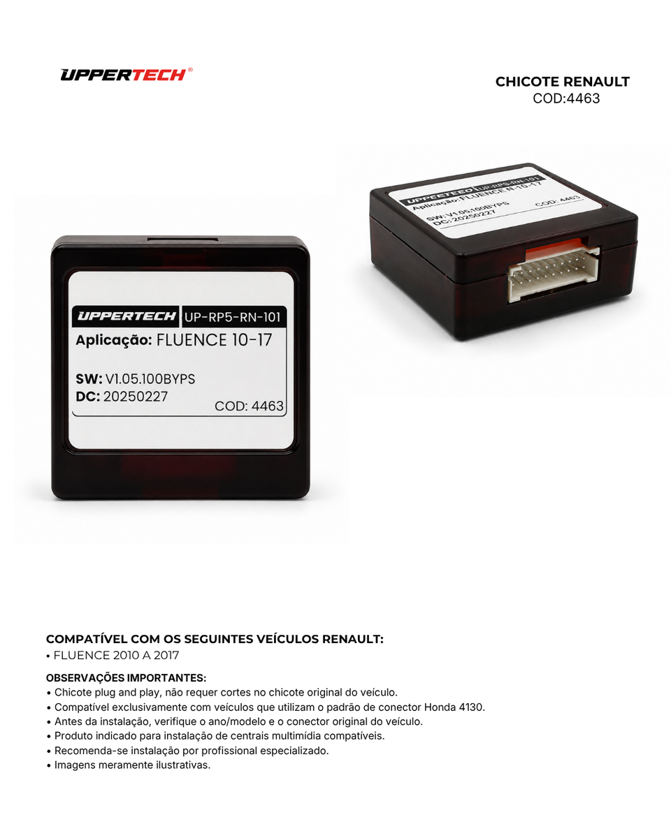 Chicote ISO · Renault — Fluence (2010–2017) - miniatura 7