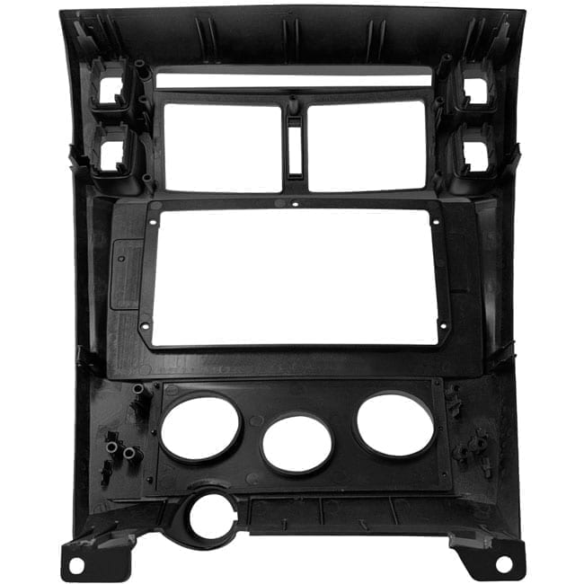 Moldura de Multimídia · Hyundai — Tucson (2007–2015) · 10" · Preto Fosco · AR Analógico - miniatura 2