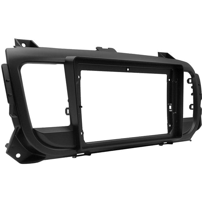 Moldura de Multimídia · Peugeot Expert, Citroen Jumpy, Fiat Scudo (2016–2021) · 9" · Preto Fosco - miniatura 2