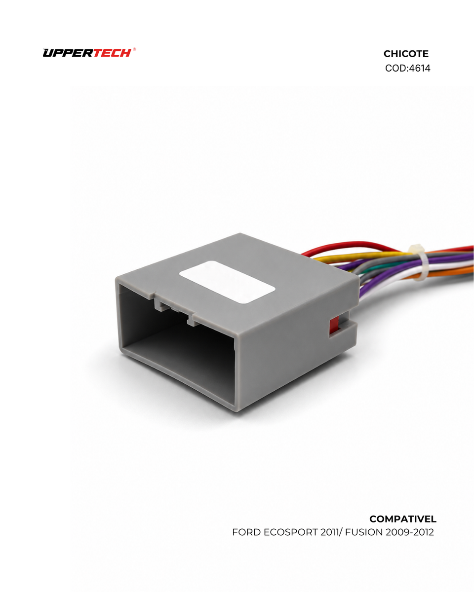 Chicote ISO · Ford — Ecosport, Fusion (2009–2012) (Com Antena) - miniatura 2