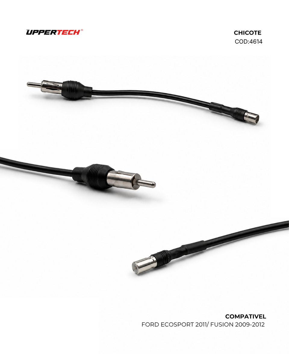 Chicote ISO · Ford — Ecosport, Fusion (2009–2012) (Com Antena) - miniatura 4