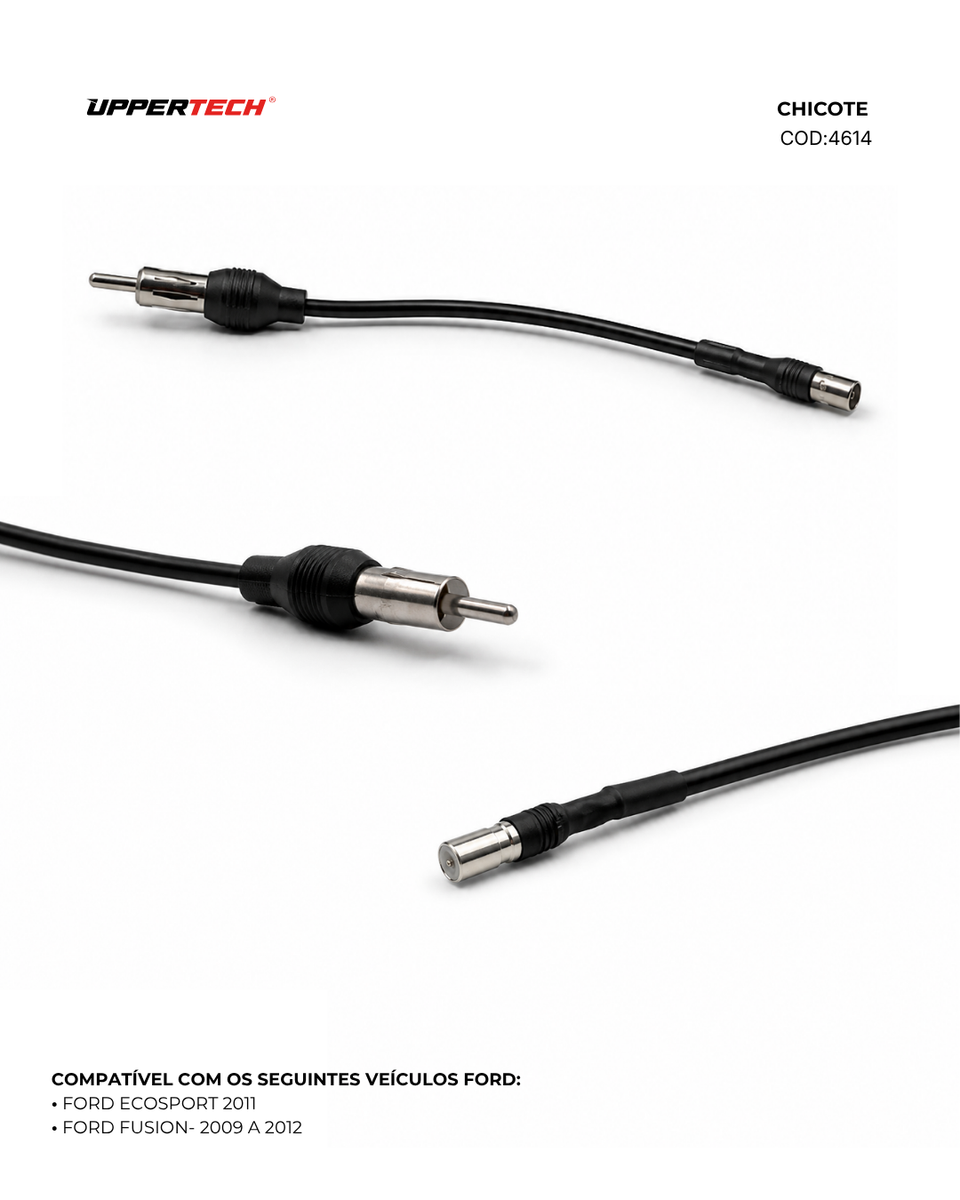 Chicote ISO · Ford — Ecosport, Fusion (2009–2012) (Com Antena) - miniatura 5