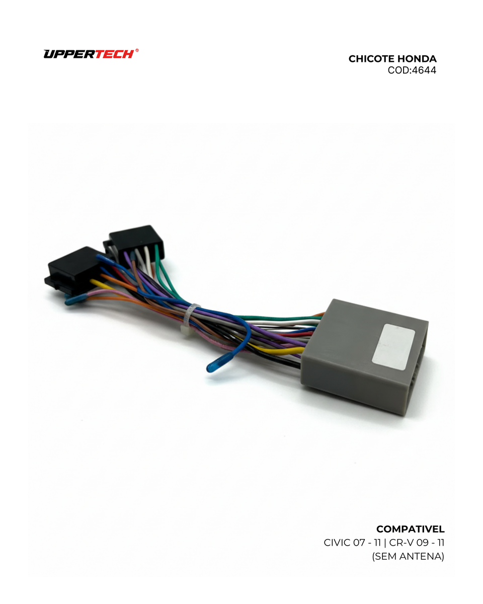 Chicote ISO · Honda — Civic (2007–2011) (Sem Antena) - miniatura 3