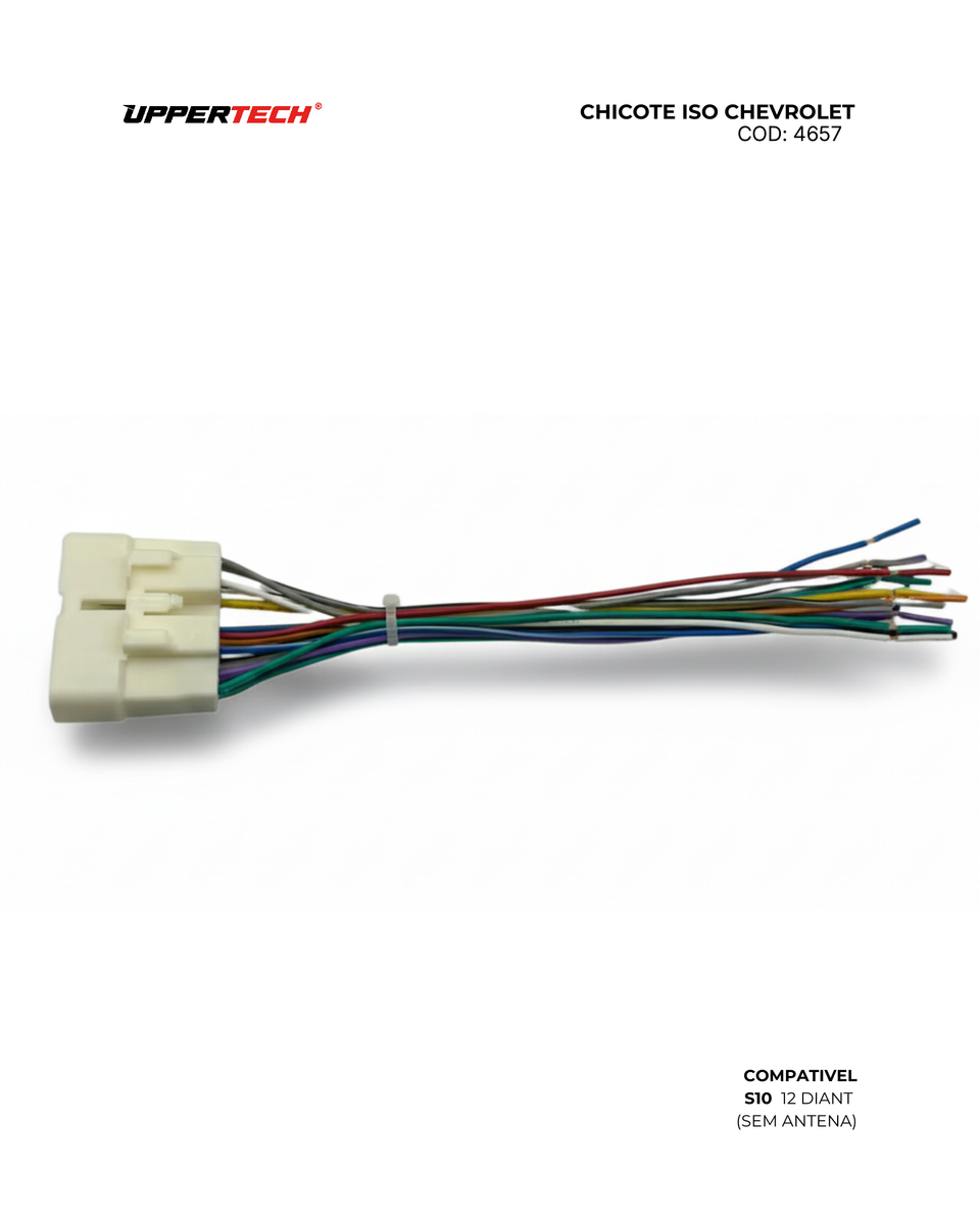 Chicote ISO · Chevrolet — S10 (2012–2025) (Sem Antena) - miniatura 2