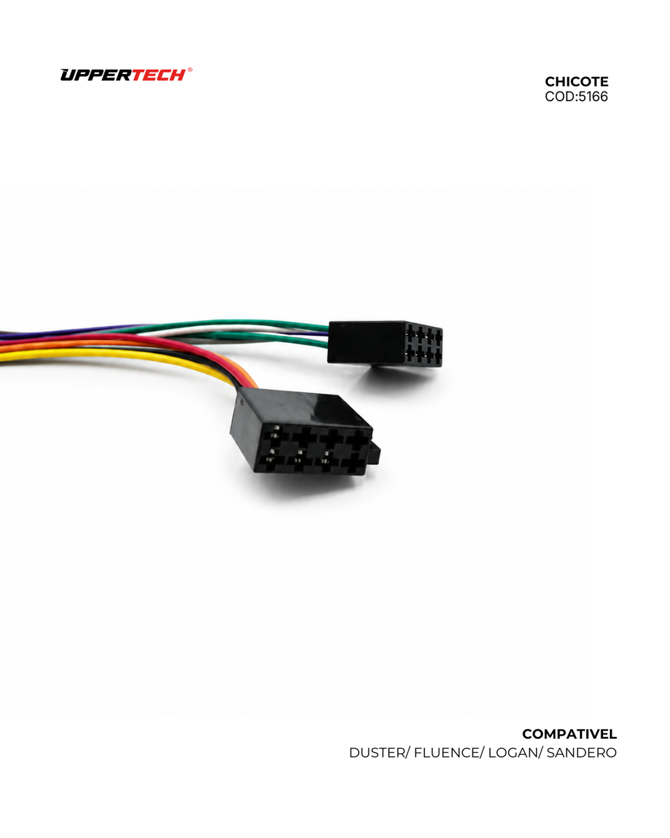 Chicote ISO · Renault — 4 modelos (2007–2025) (Com Antena) - miniatura 3