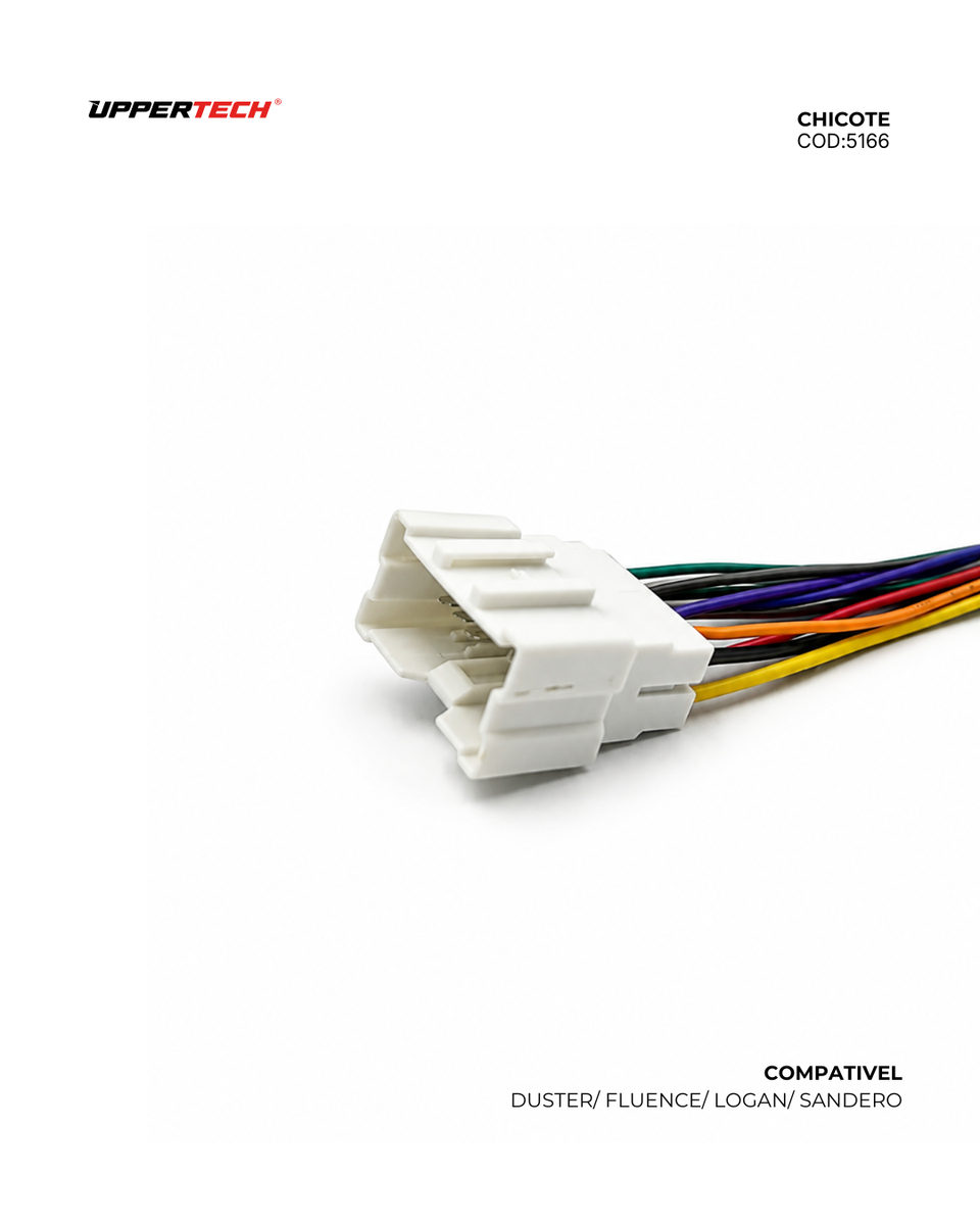 Chicote ISO · Renault — 4 modelos (2007–2025) (Com Antena) - miniatura 4