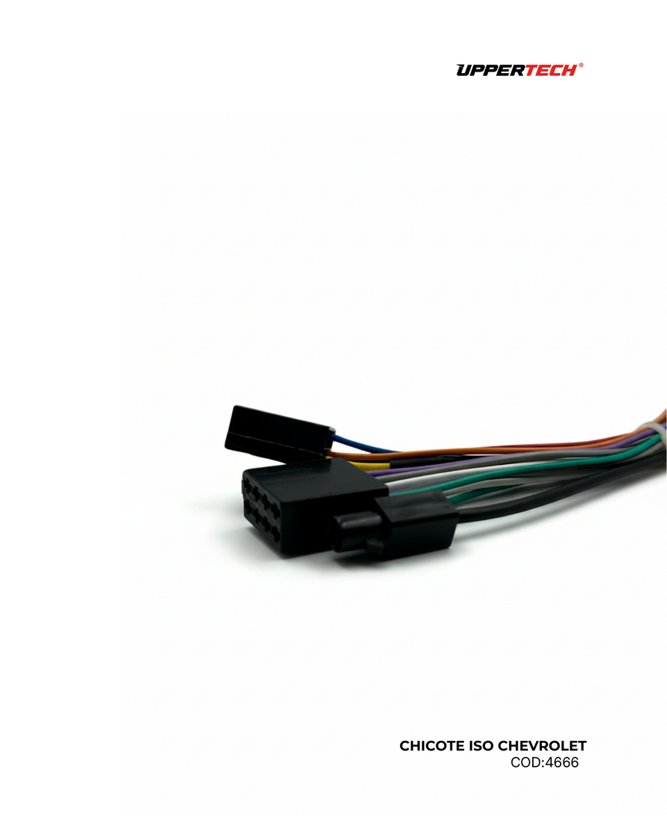 Chicote ISO · Chevrolet — Cobalt, Onix, S10 (2018–2019) (Com Antena) - miniatura 4