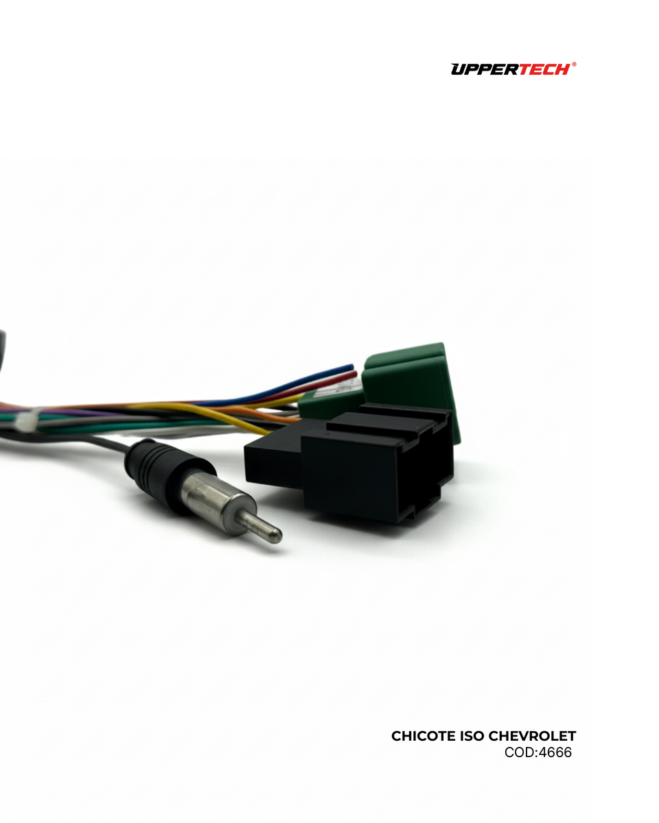 Chicote ISO · Chevrolet — Cobalt, Onix, S10 (2018–2019) (Com Antena) - miniatura 5