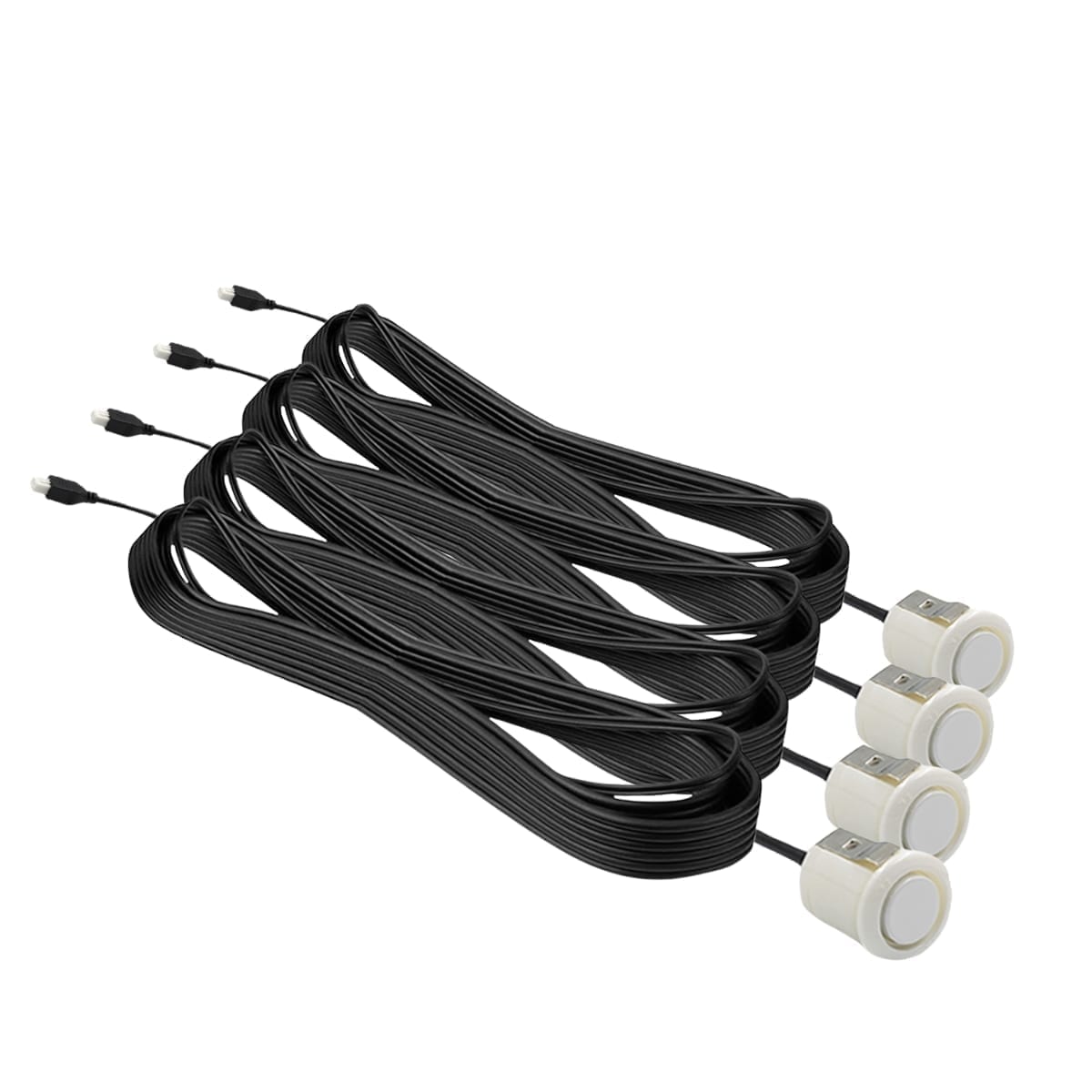 Sensor de Estacionamento com Visor 4 Pontos Branco Ultron - miniatura 2