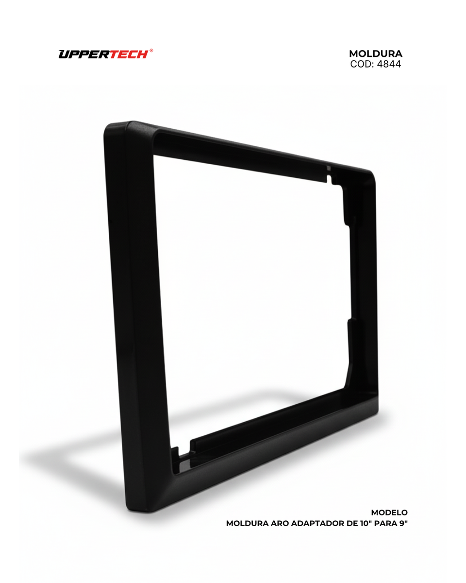 Moldura de Multimídia · Aro Adaptador de 10' para 9" Black Piano - miniatura 2
