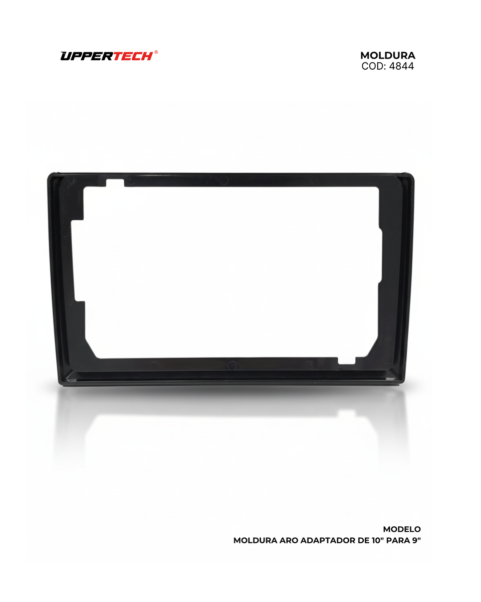 Moldura de Multimídia · Aro Adaptador de 10' para 9" Black Piano - miniatura 3