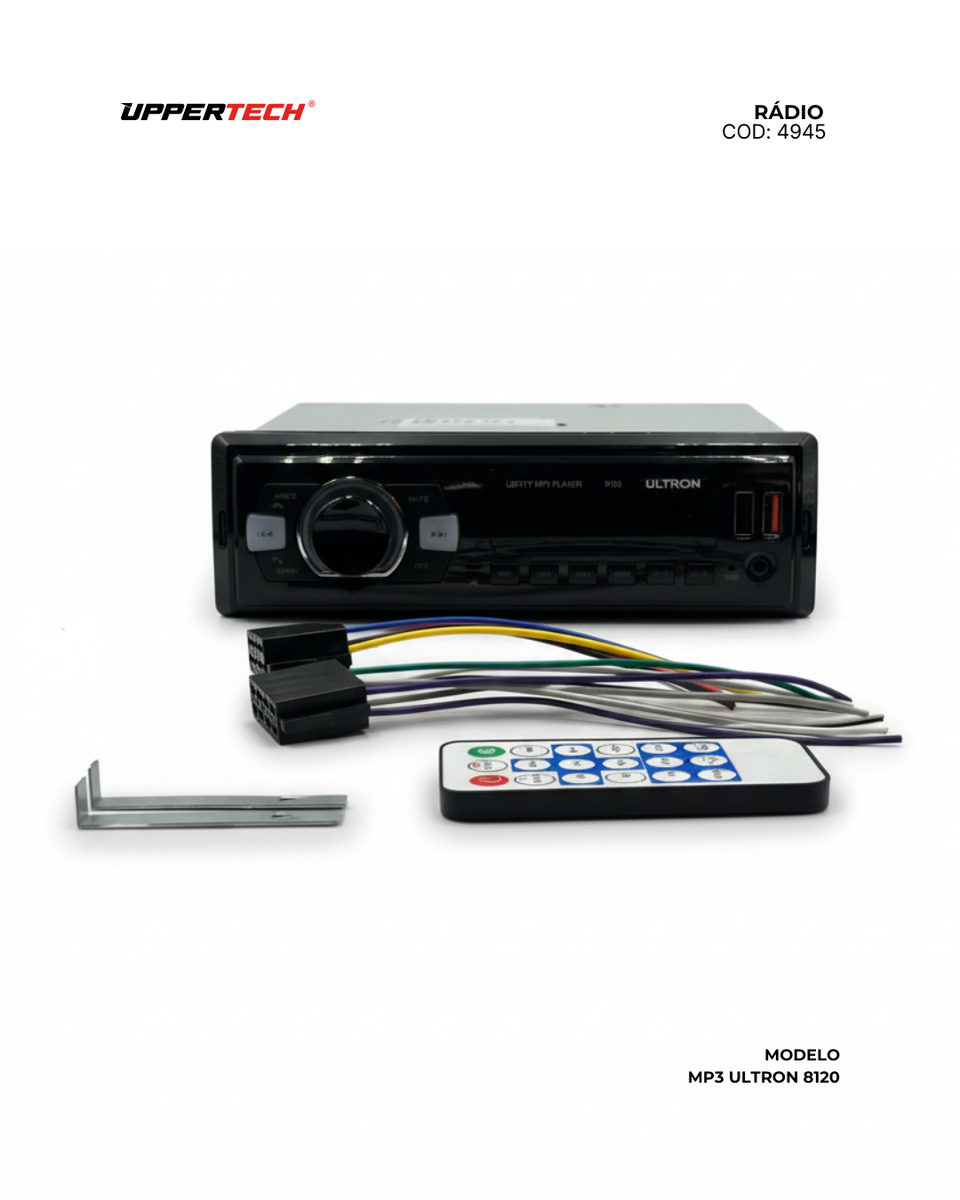 Som Automotivo · Auto Rádio MP3 8120 - miniatura 3