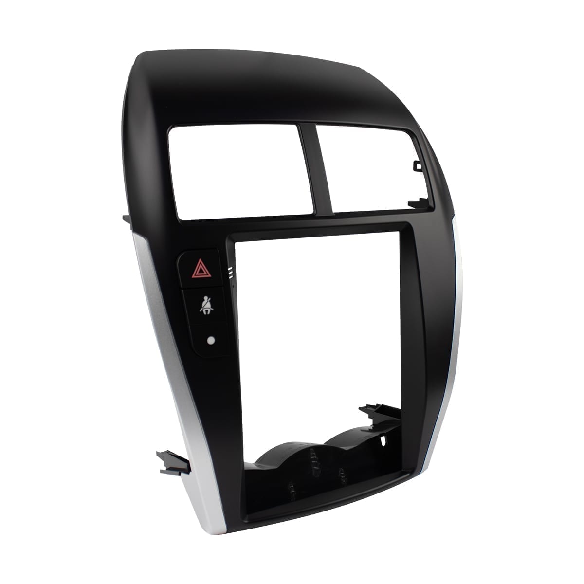 Moldura + Chicote específico · Mitsubishi — ASX (2010–2021) · 9.7" · Preto Fosco - miniatura 2