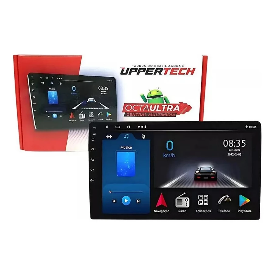 Central Multimídia · Octaultra "10" Octacore 4GB RAM 64GB com Z-Link