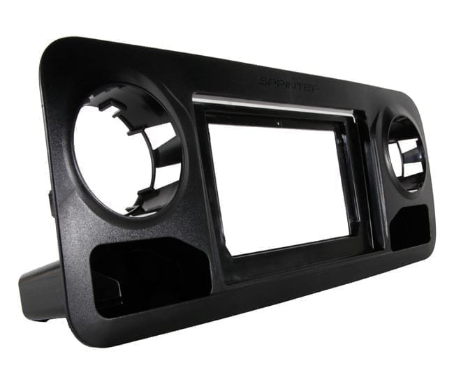 Moldura de Multimídia · Mercedes-Benz — Sprinter (2018–2025) · 10" · Preto Fosco - miniatura 2