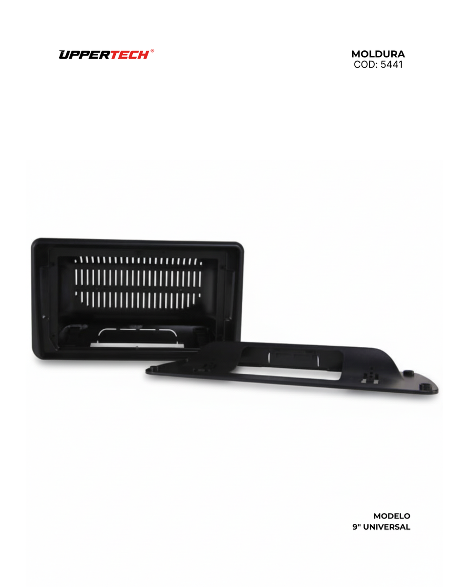 Moldura de Multimídia · 9" Preto Fosco - miniatura 3