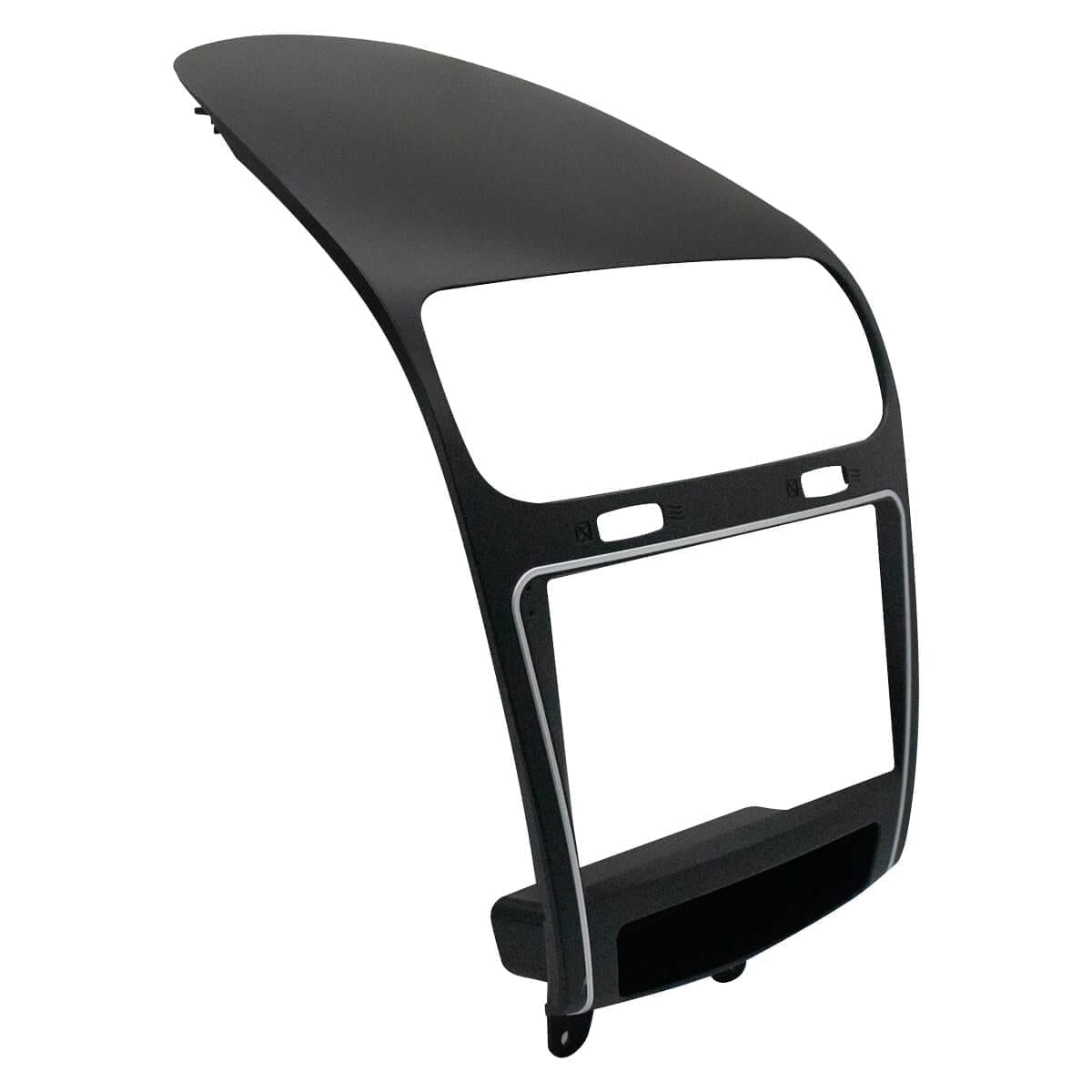 Moldura + Chicote específico · Fiat Freemont, Dodge Journey (2012–2016) · 9" · Preto Fosco - miniatura 2