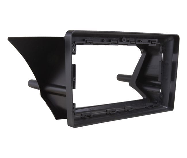 Moldura + Chicote específico · Mercedes-Benz — GLK (2012–2015) · 9" · Preto Fosco - miniatura 2