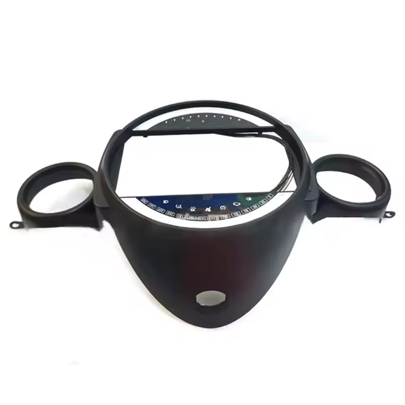 Moldura + Chicote específico · Mini — Clubman, Cooper (2007–2013) · 9" · Preto Fosco - miniatura 2