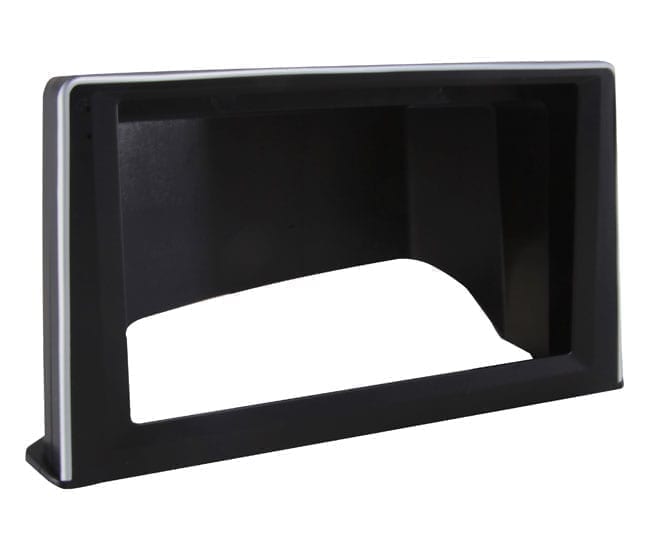 Moldura + Chicote específico · BMW — Série 1 (2013–2016) · 9" · Preto Fosco - miniatura 2