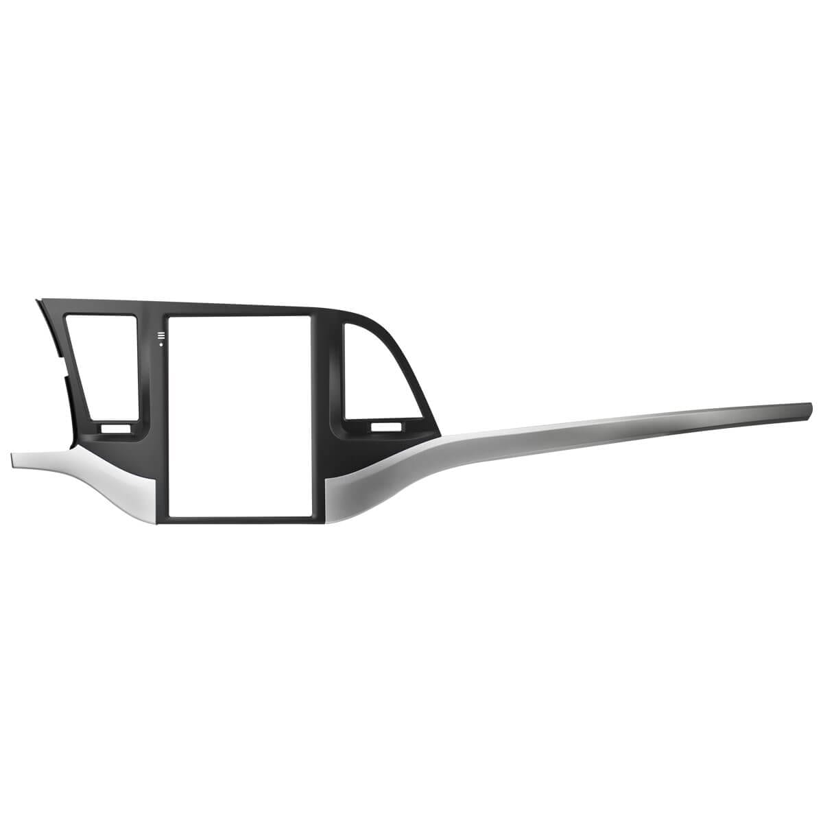 Hyundai — Elantra (2016–2018) · 9.7" · Preto Fosco · High