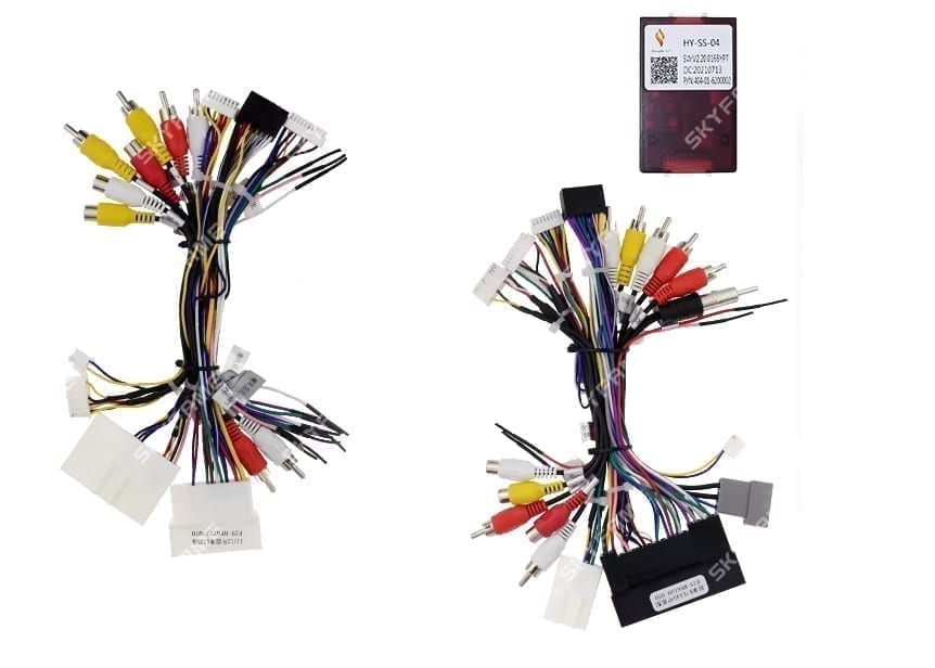 Moldura + Chicote específico · Hyundai — Azera (2011–2012) · 9.7" · Preto Fosco - miniatura 2