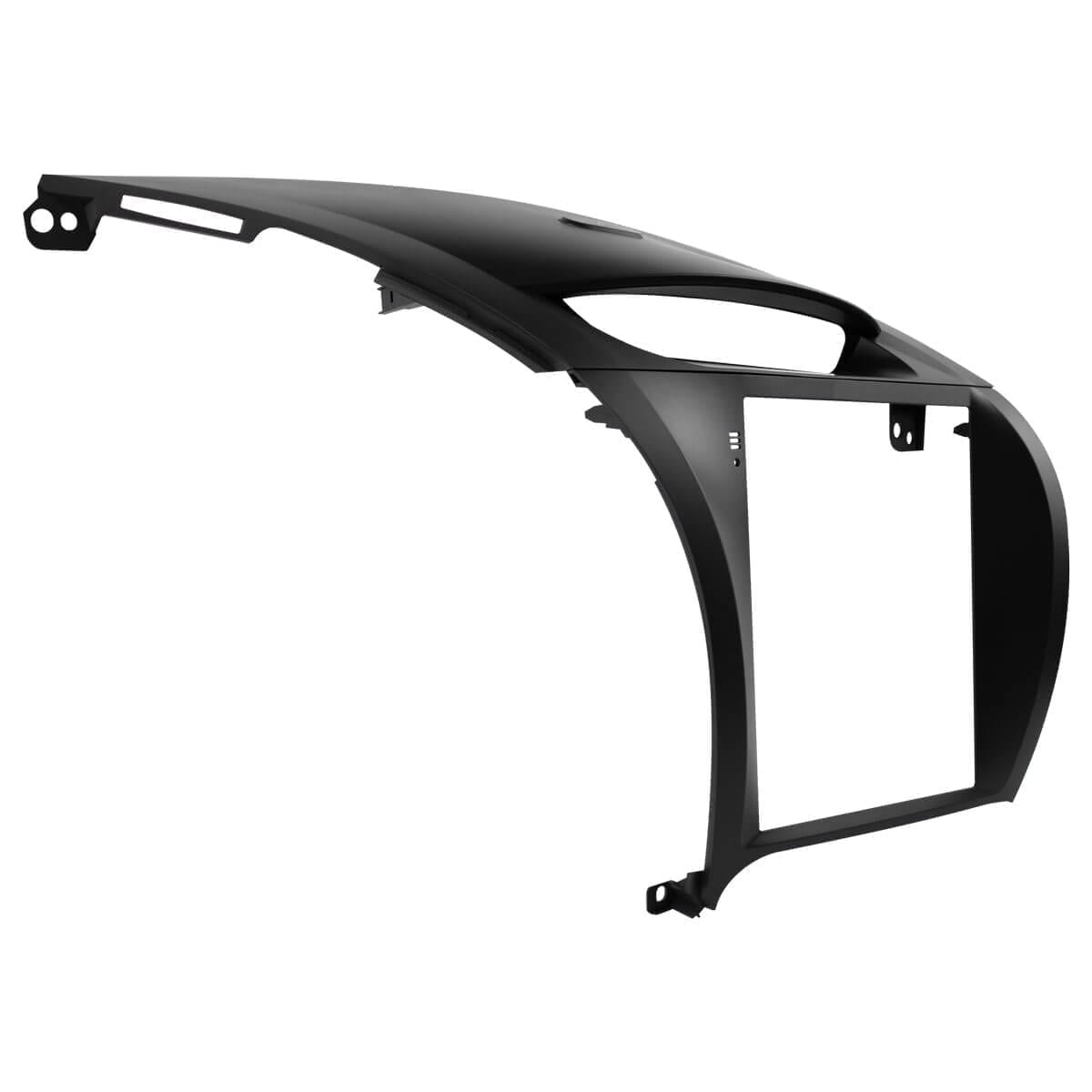 Moldura + Chicote específico · KIA — Cerato (2013–2015) · 9.7" · Preto Fosco - miniatura 2