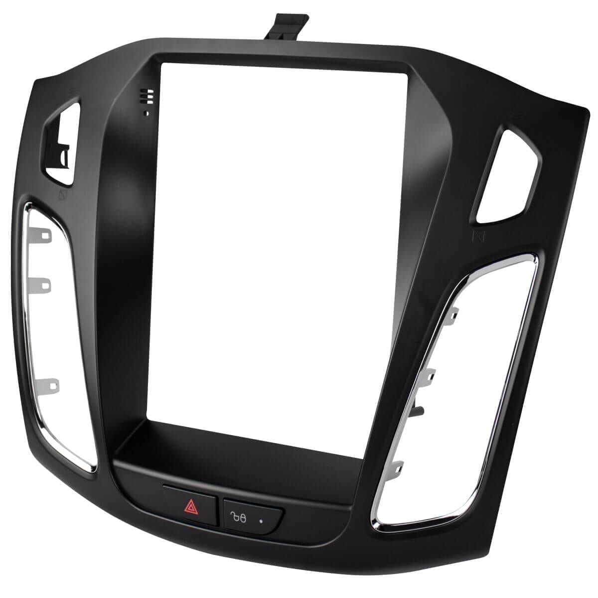 Moldura + Chicote específico · Ford — Focus (2014–2019) · 9.7" · Black Piano - miniatura 2
