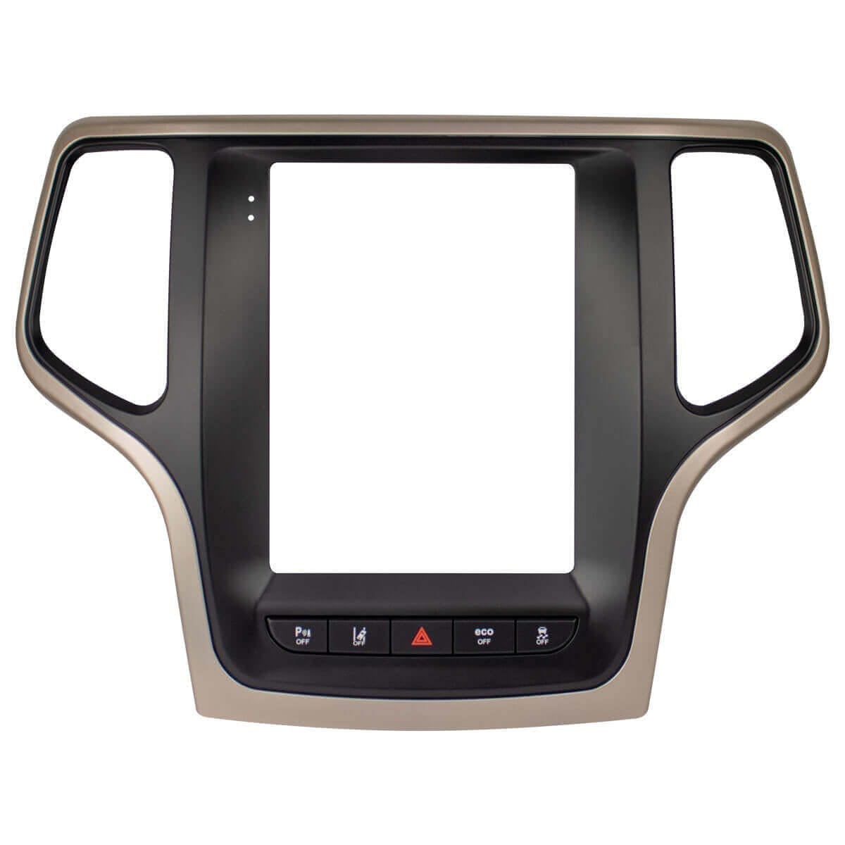 Jeep — Grand Cherokee (2014–2016) · 9.7" · Preto Fosco
