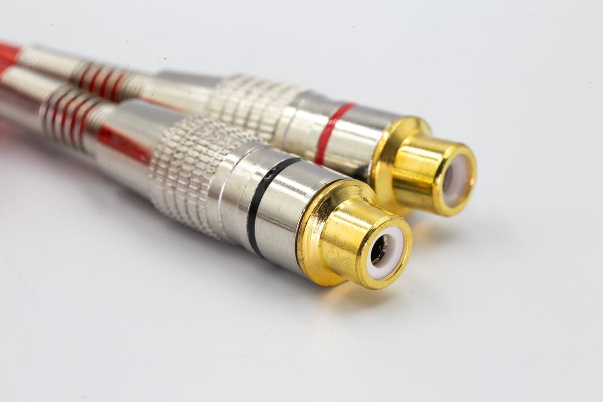 Cabos e Conexões · Y Profissional Vermelho 2F X 1M Metal - miniatura 2