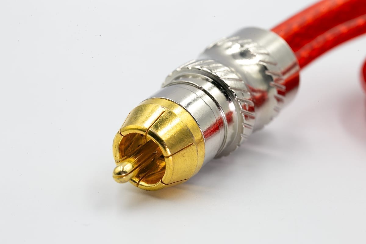 Cabos e Conexões · Y Profissional Vermelho 2F X 1M Metal - miniatura 3