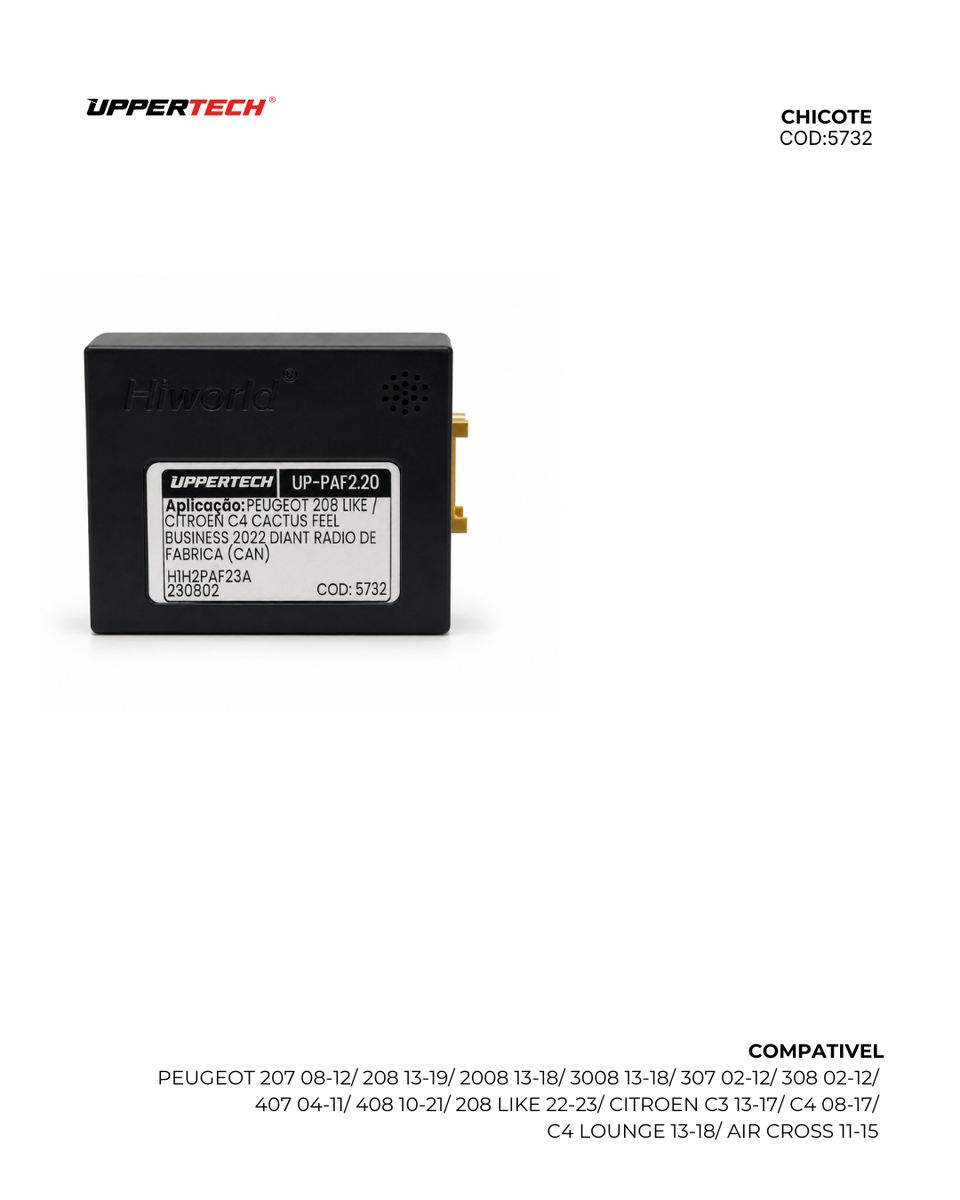 Chicote ISO · Citroen — C4 Cactus (2022–2025) (CAN) - miniatura 6