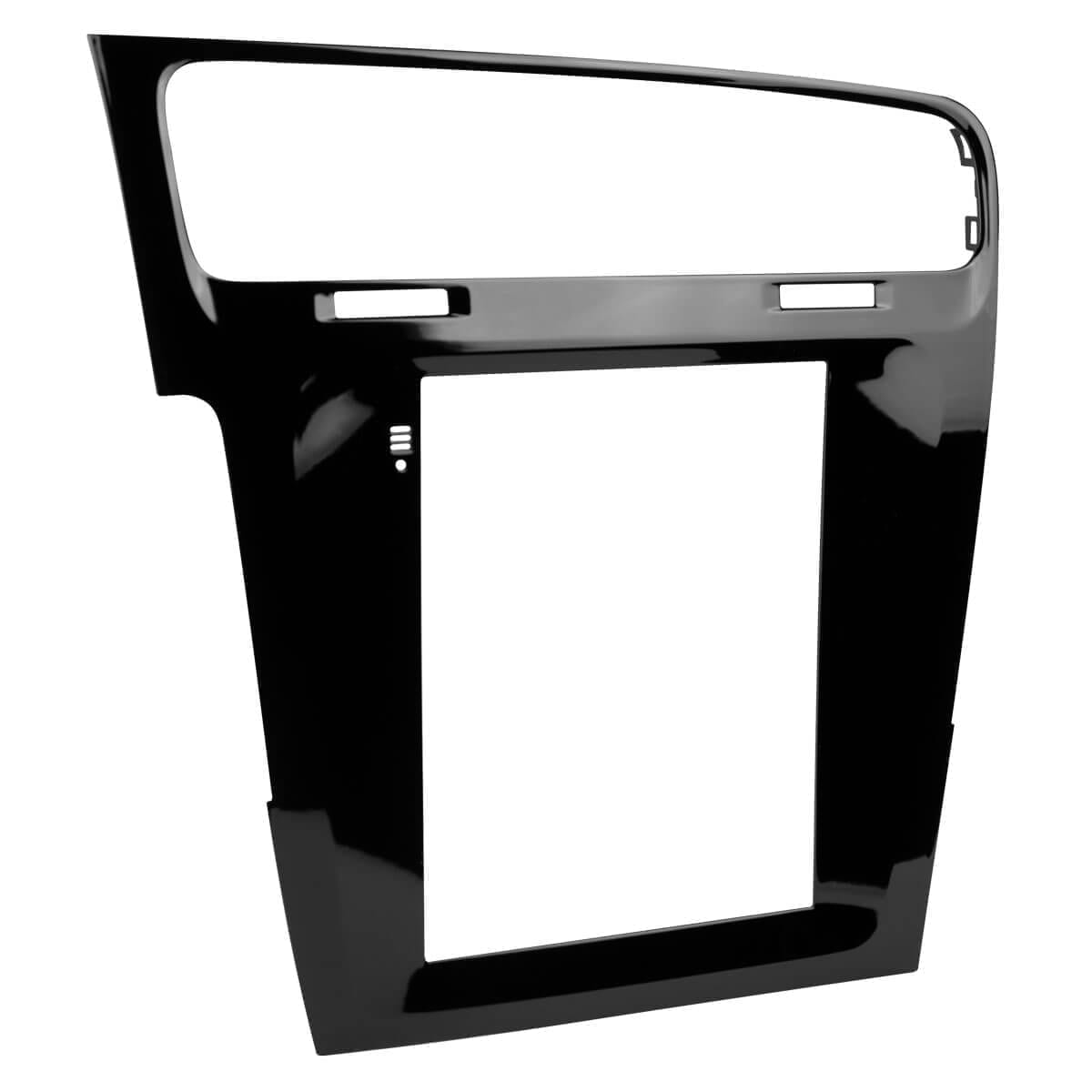 Moldura + Chicote específico · Volkswagen — Golf (2013–2019) · 9.7" · Black Piano - miniatura 2