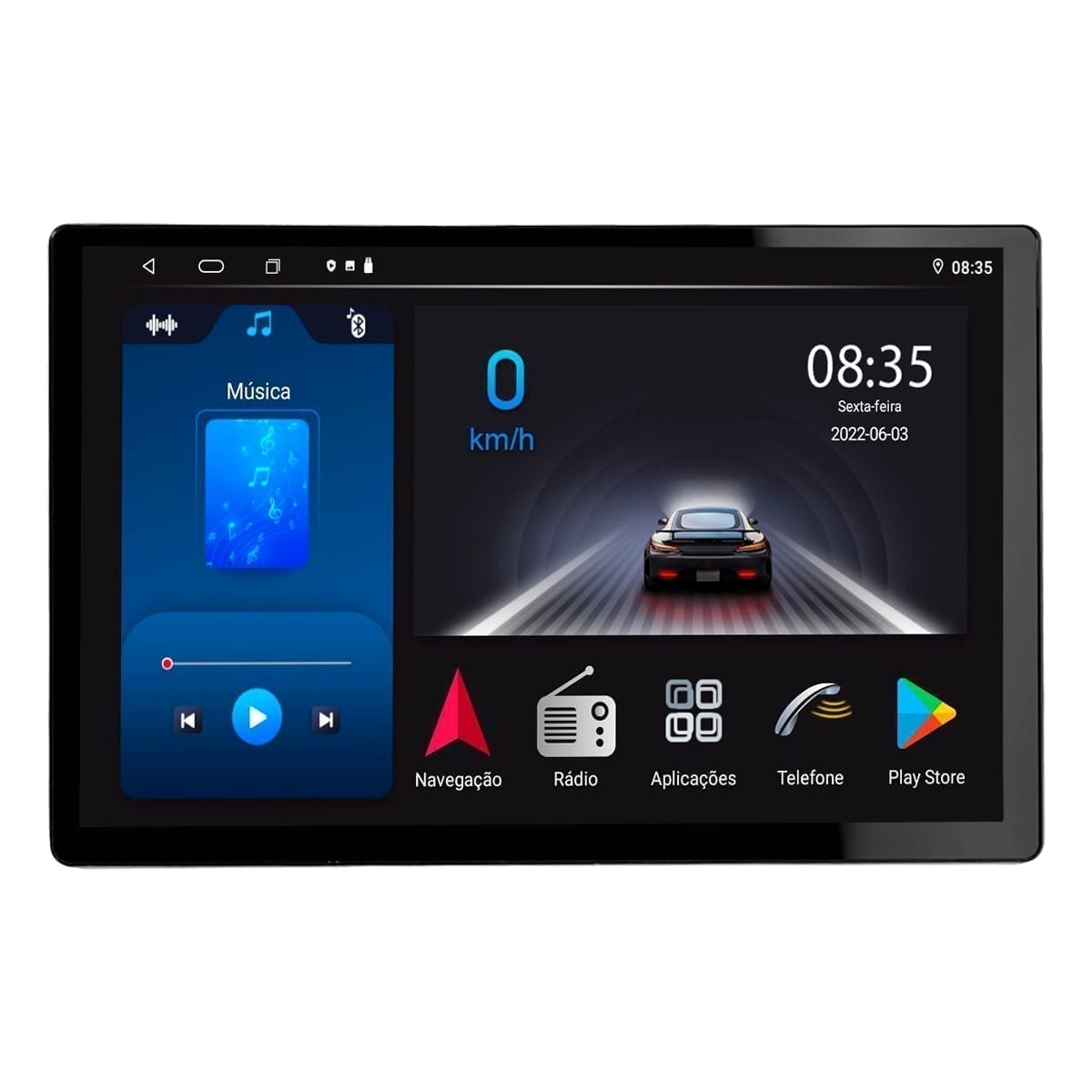 Central Multimídia · Unique "13" Octacore 2GB RAM 64GB com Z-Link