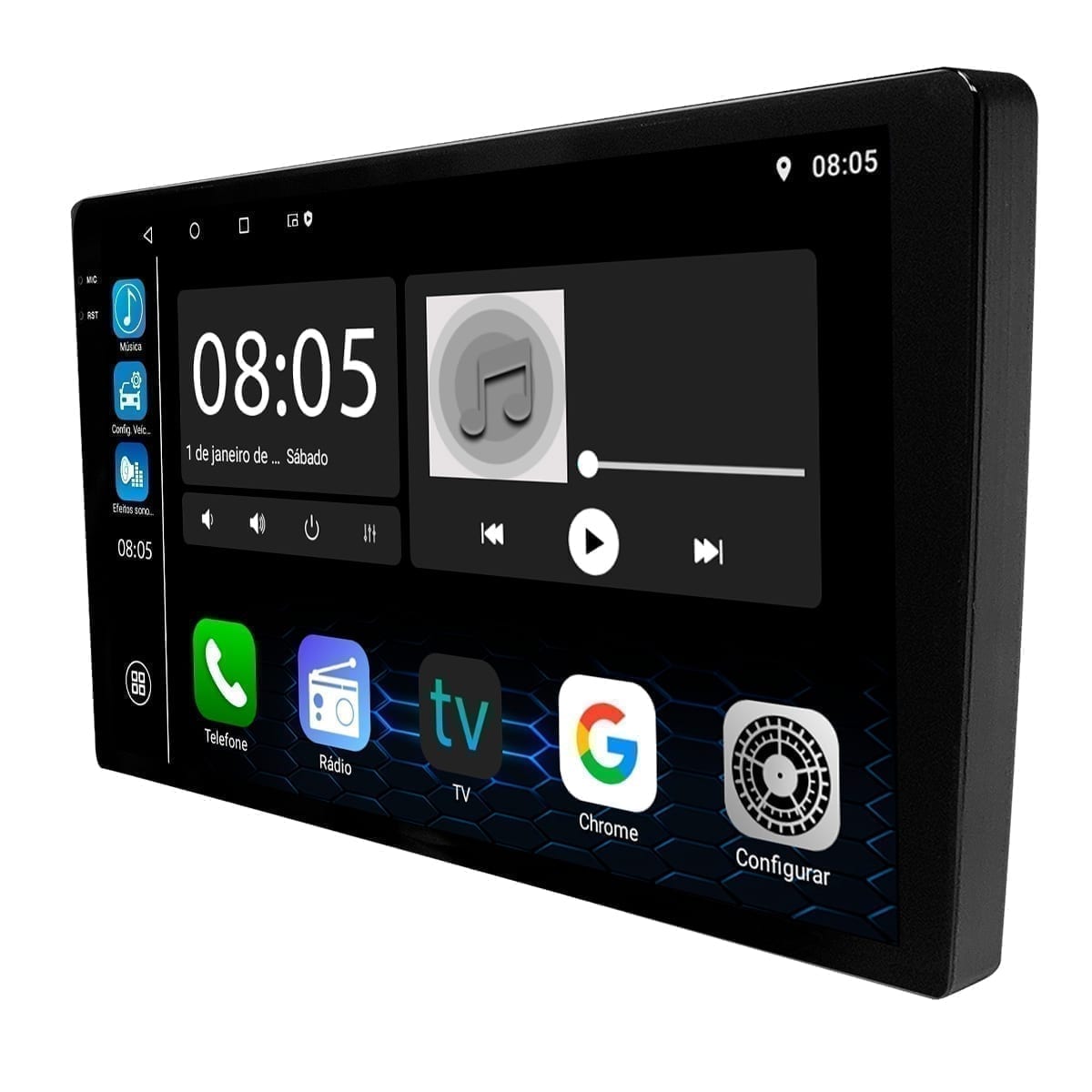 Central Multimídia · Carpad X Pro G2 "9" Quadcore 2GB RAM 64GB com Z-Link - miniatura 2
