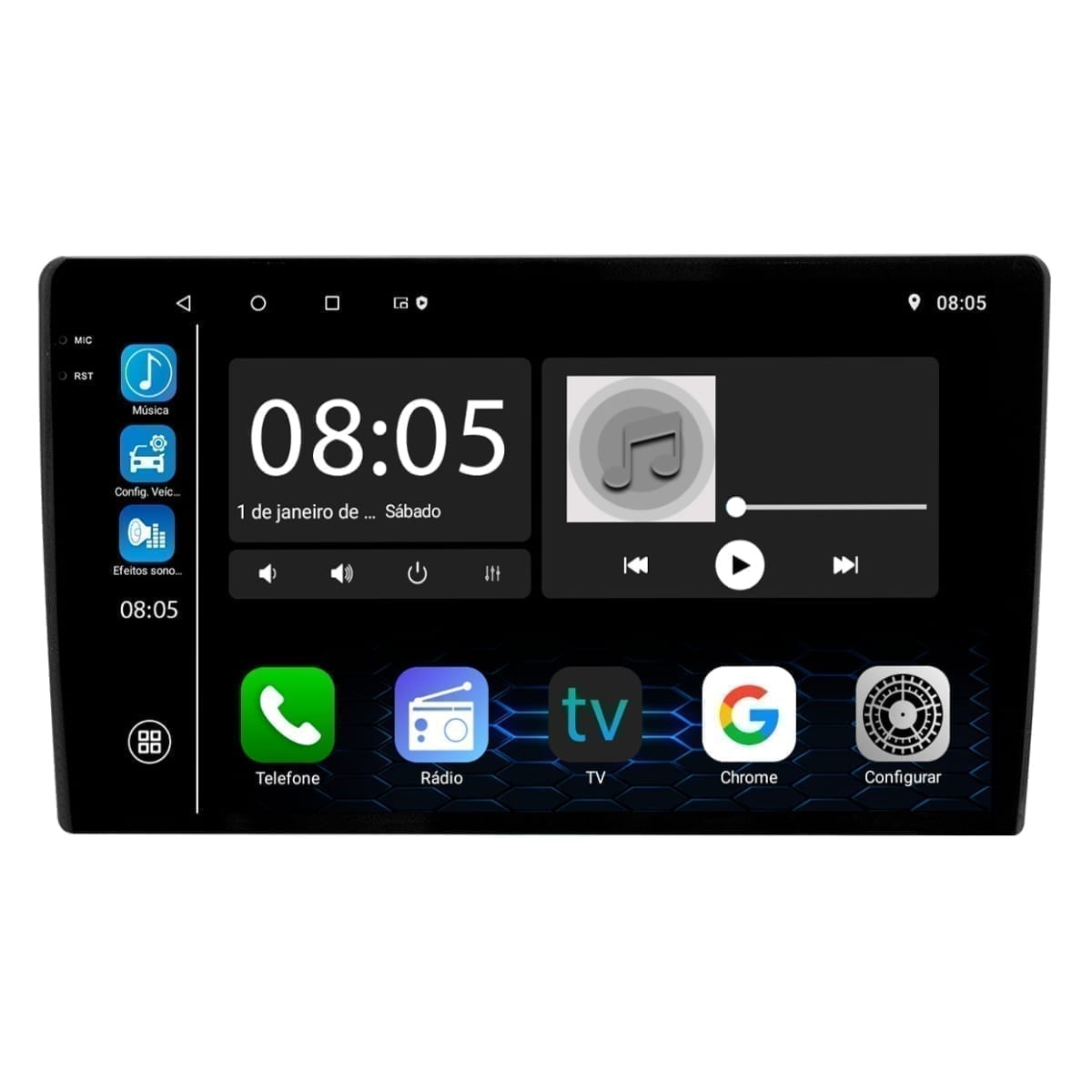 Central Multimídia · Carpad X Pro G2 "9" Quadcore 2GB RAM 64GB com Z-Link